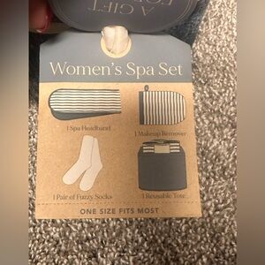 Spa Set with Striped Accessories Gift set